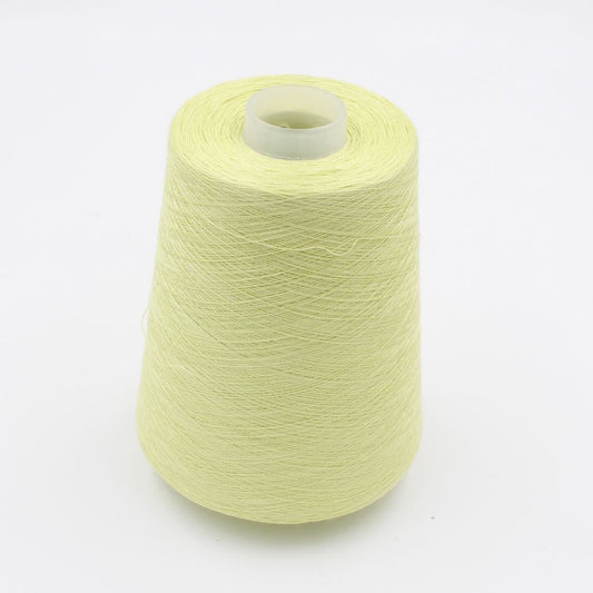 JAIPUR Filato cashmere 70% seta 30% nm 2/56 pettinato colore giallo rocche 500 gr