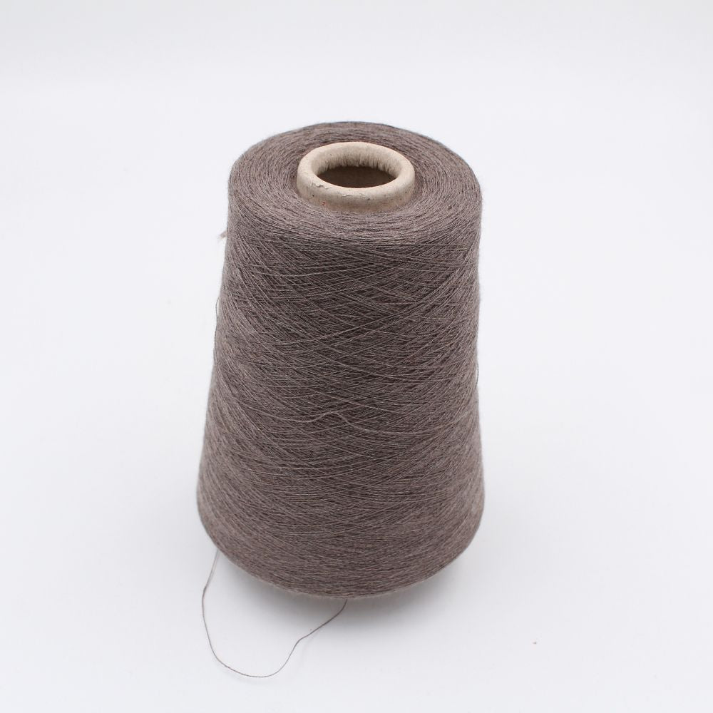 Yarn 55% Silk 45% Cashmere nm 2/48 color marmot melange cones 790gr