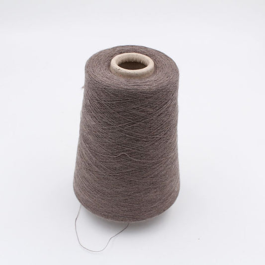 Filato 55% Seta 45% Cashmere nm 2/48 colore marmotta melange rocche 790gr