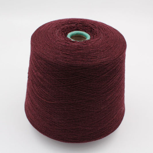 2/28 70% merino extrafine 30% cashmere colore bourdeaux rocca 530 gr