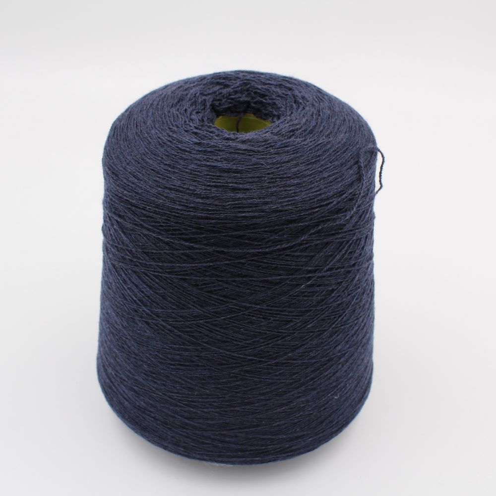 2/28 70% merino extrafine 30% cashmere colore blu melange rocche 720 gr