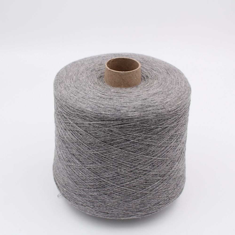 Yarn 2/28 100% Cashmere color light grey cones 410gr