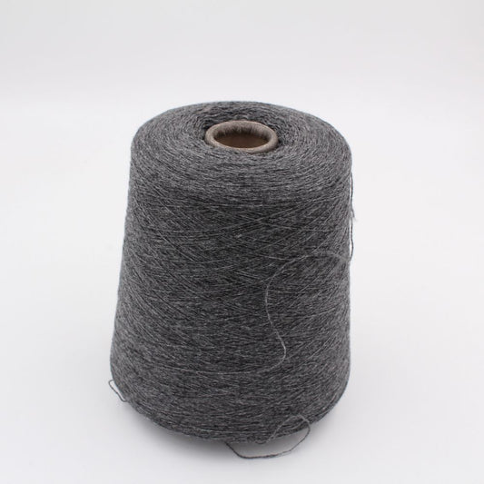 Filato 2/28 100% Cashmere colore grigio scuro rocche 640gr