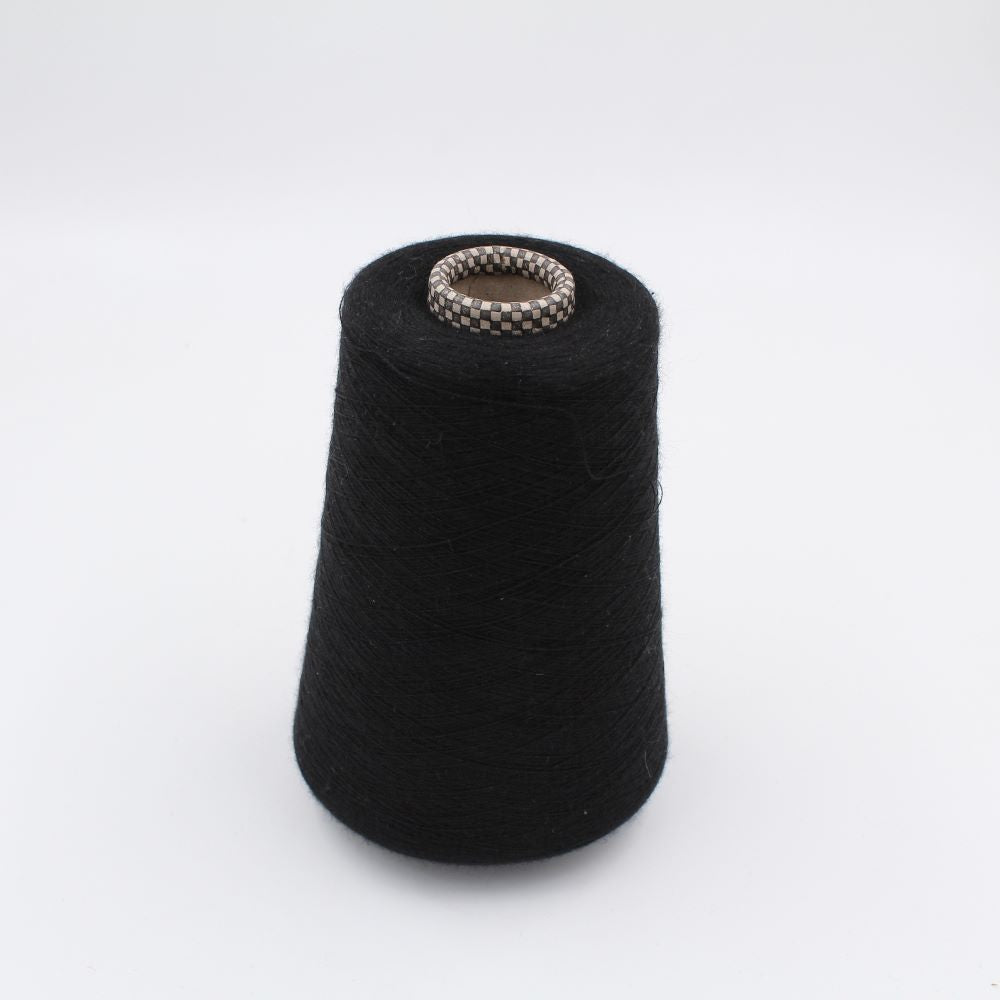 JAIPUR Yarn cashmere 70% silk 30% nm 2/56 combed color black cones 420 gr