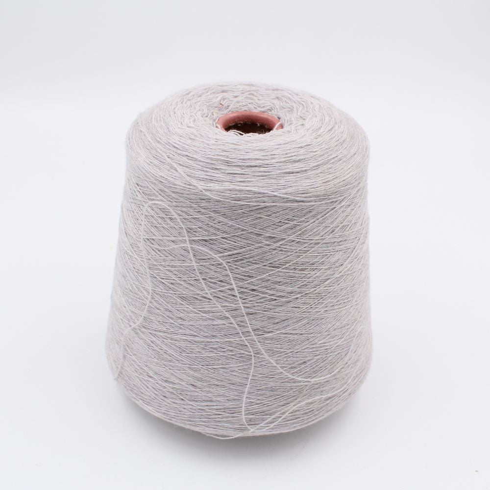 Filato 2/28 100% Cashmere colore grigio perla rocche 740gr