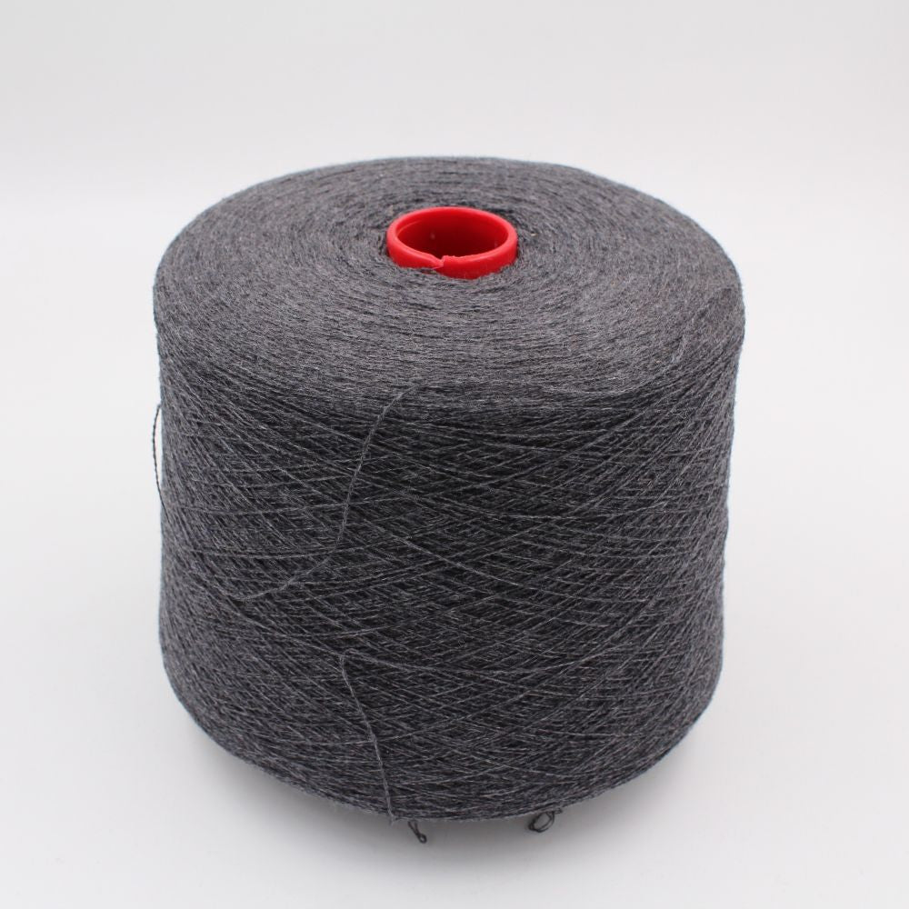 Yarn 2/28 100% Cashmere color medium grey cones 500gr