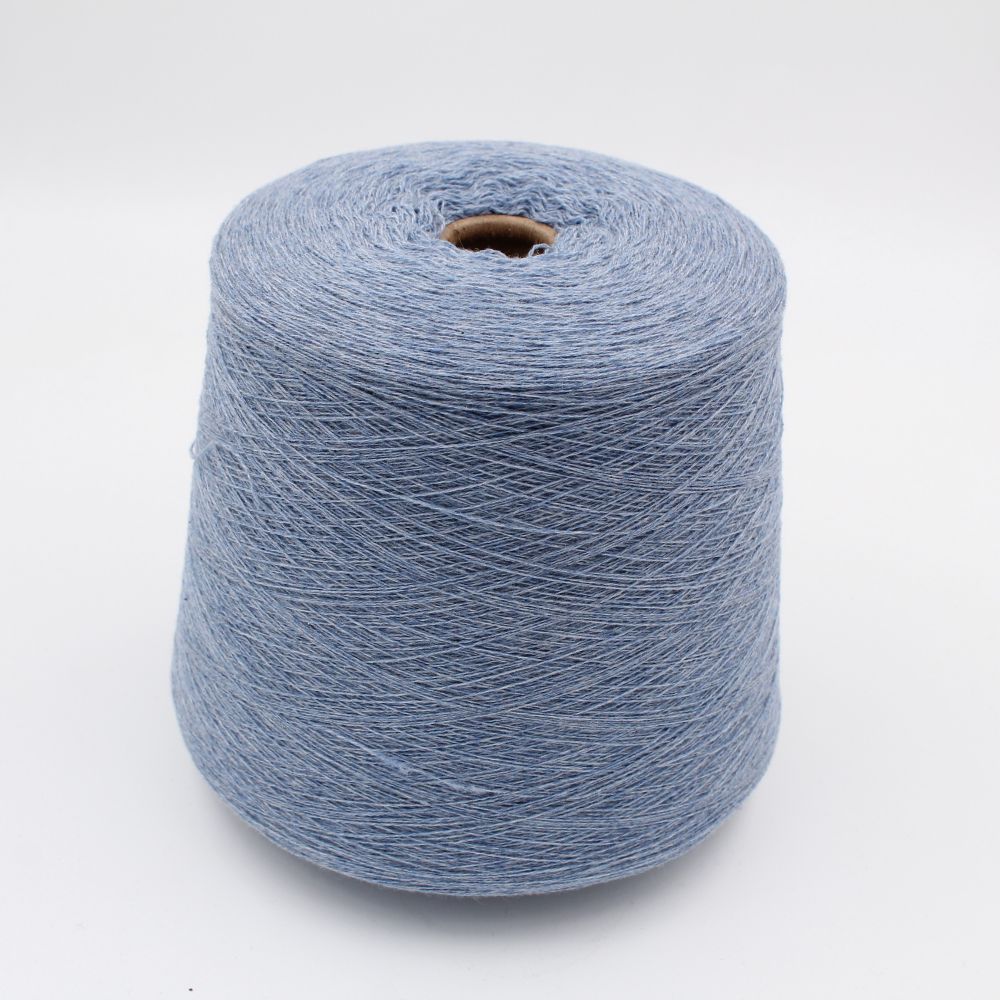 Filato 2/27 100% Cashmere colore celeste rocche 480gr