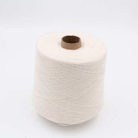 Filato 2/28 100% Cashmere colore bianco rocche 700gr