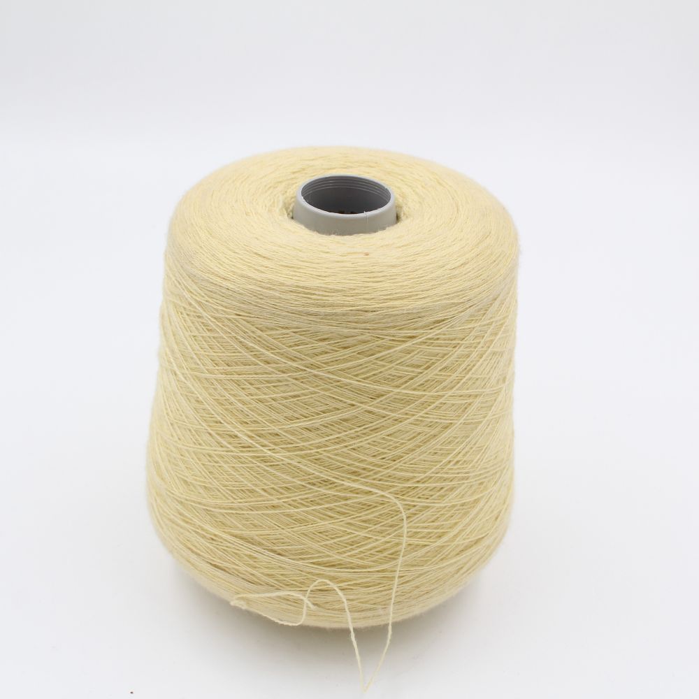 Filato 2/28 100% Cashmere colore giallo rocche 570gr
