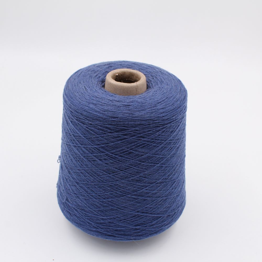 Filato 2/28 100% Cashmere colore jeans rocche 570gr