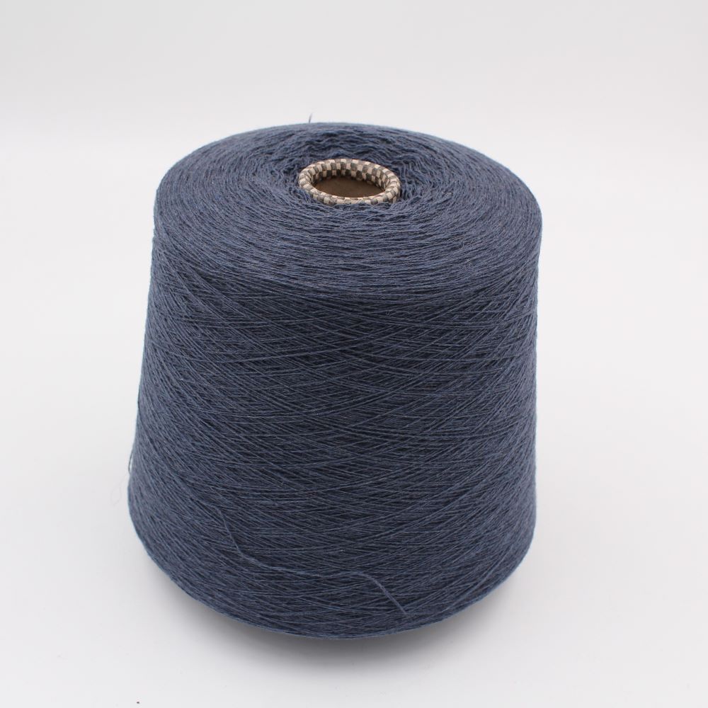 Filato 2/27 100% Cashmere colore avio rocche 500gr