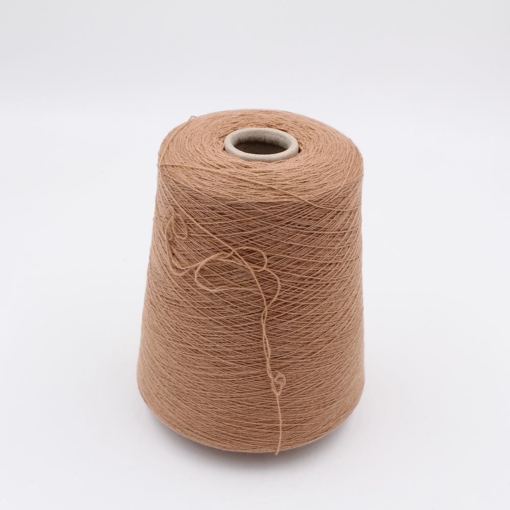 Yarn 2/28 100% Cashmere color beige cones 490gr