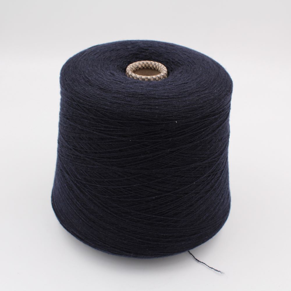 Filato 2/28 100% Cashmere colore blu rocche 490gr