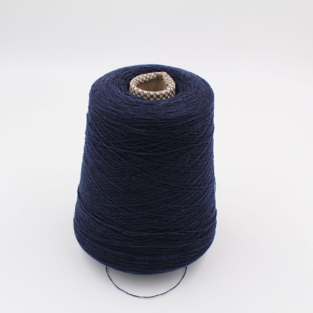 Filato 2/28 100% Cashmere colore blu rocche 460gr