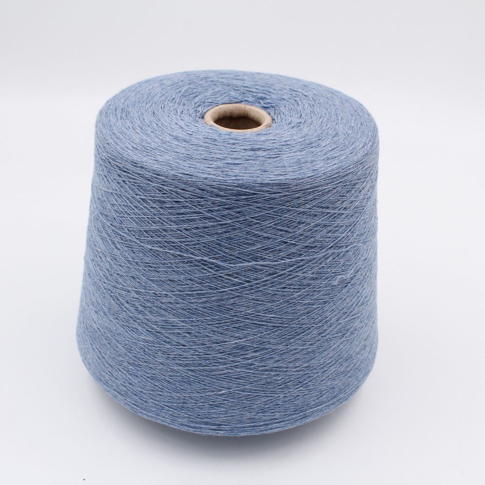 Filato 2/27 100% Cashmere colore celeste rocche 540gr