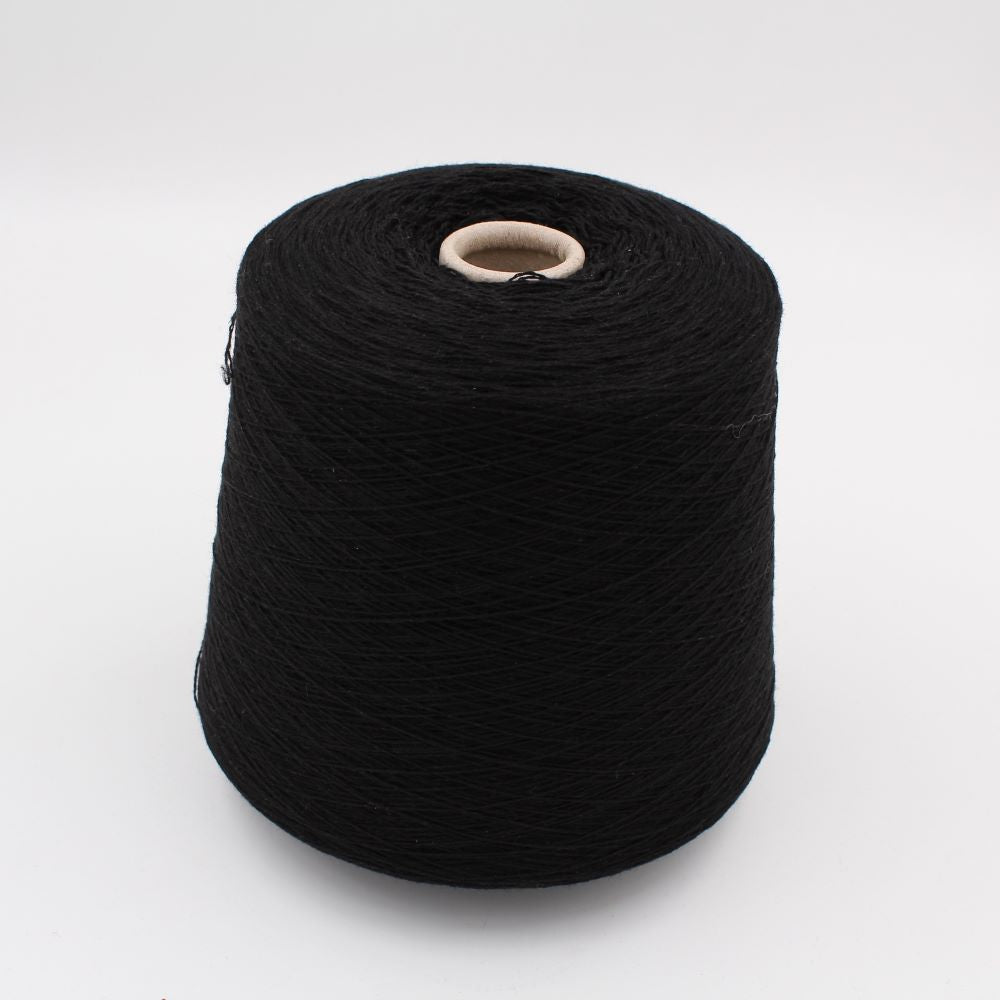 Filato 2/28 100% Cashmere colore nero rocche 480gr