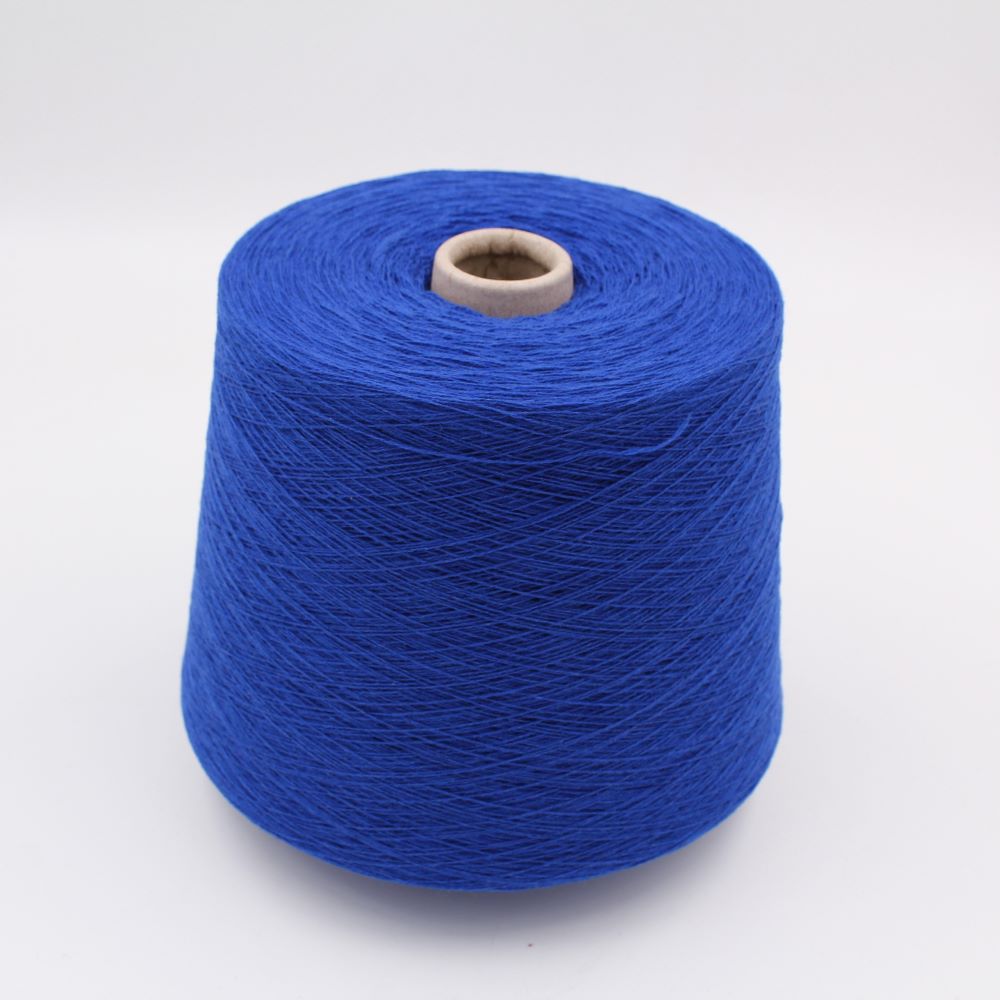 Yarn 2/28 100% Cashmere color royal cones 510gr