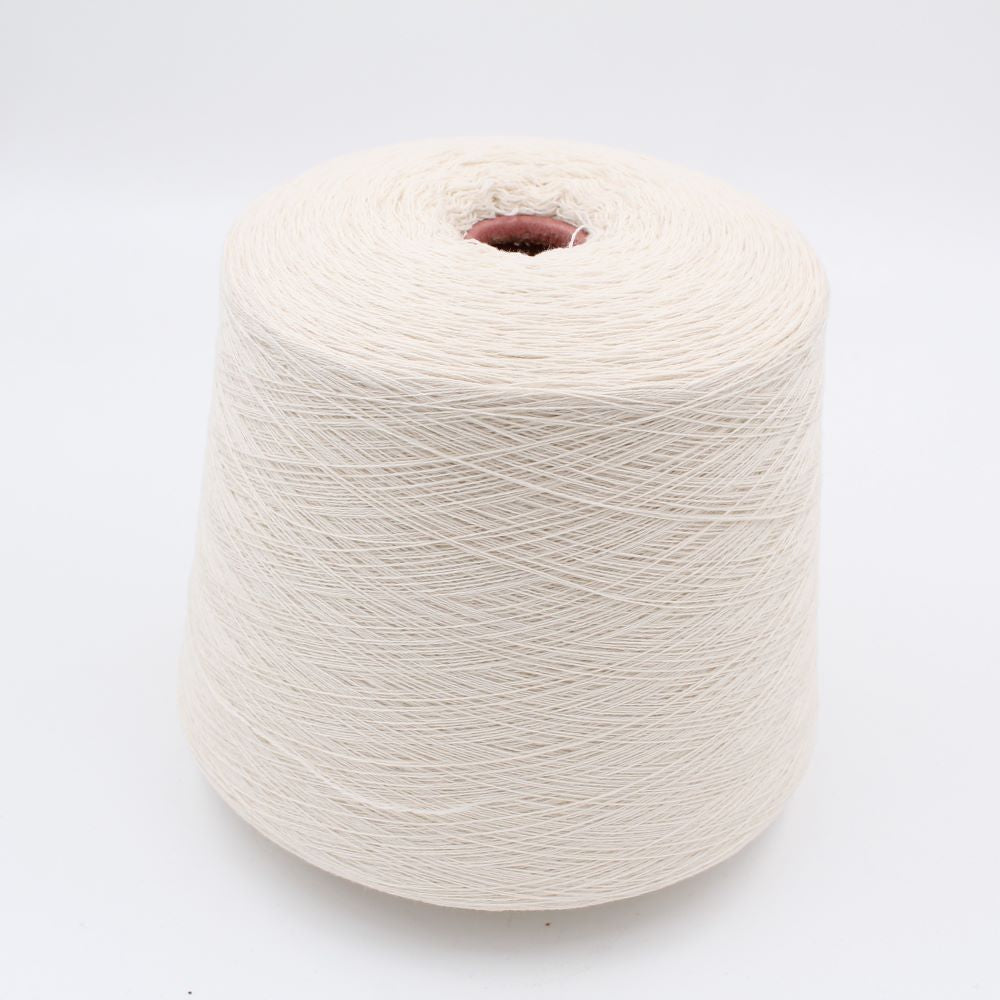 Yarn 2/28 100% Cashmere color white cones 540gr