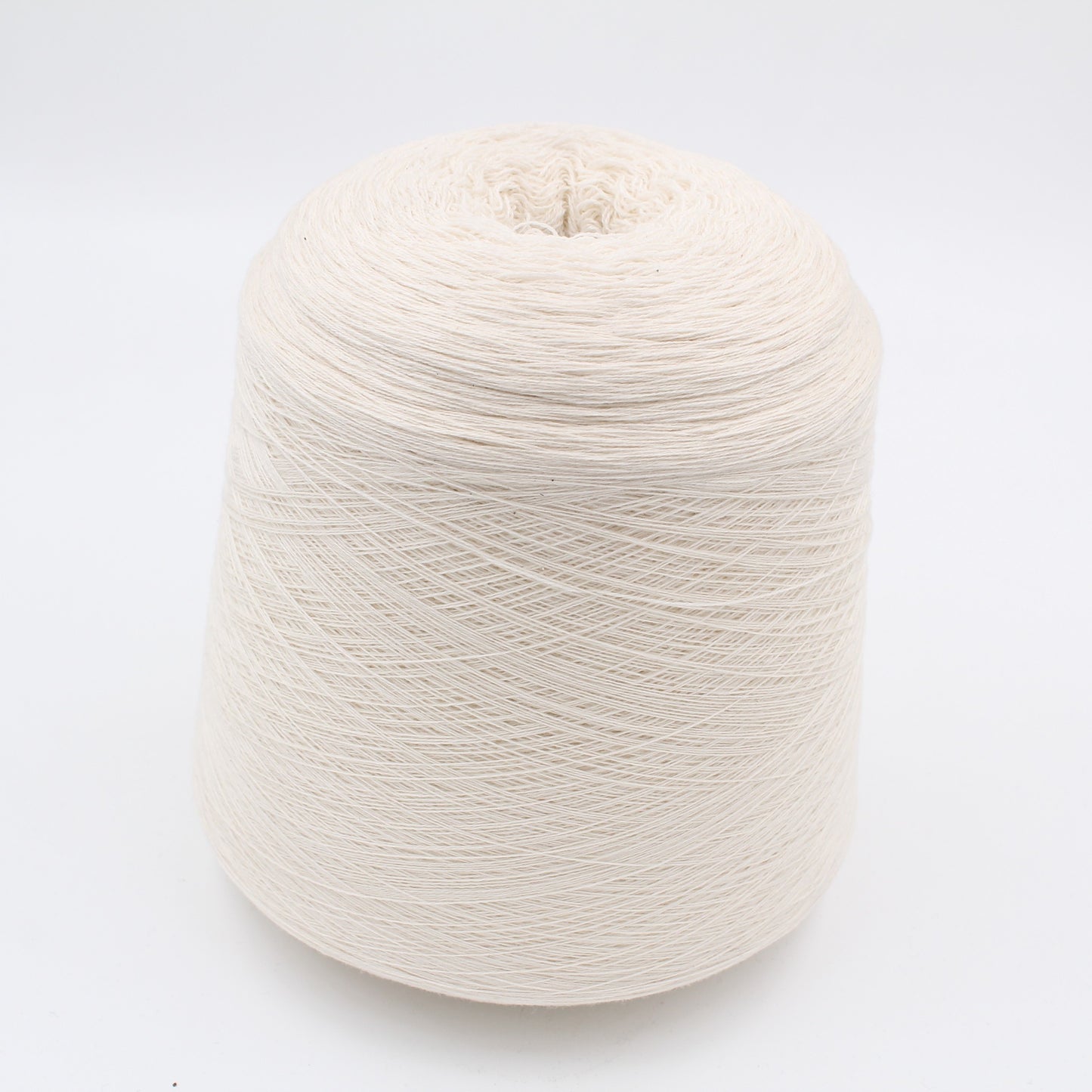 Yarn 2/28 100% Cashmere color natural white cones 560gr