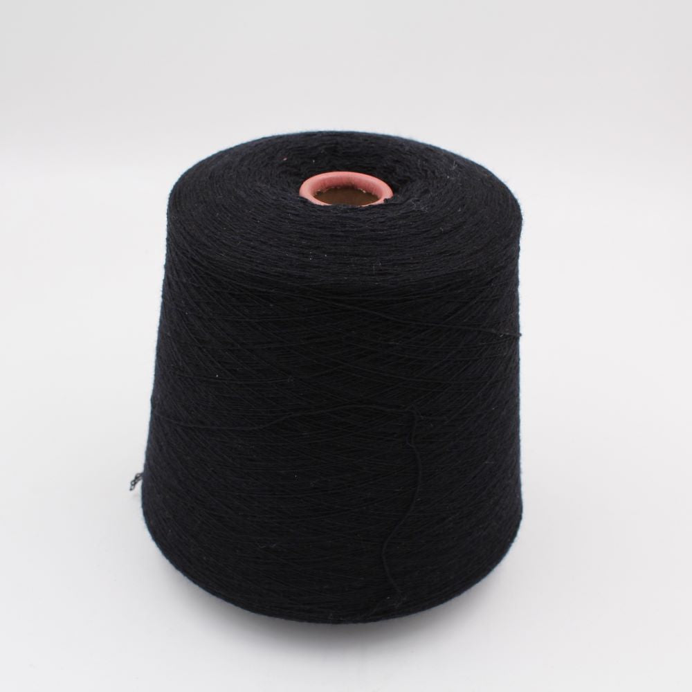 Yarn 2/28  100% Cashmere color night blue cones 510gr