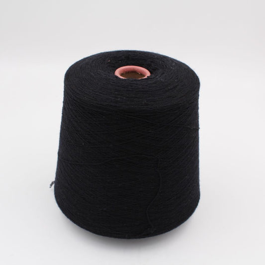 Yarn 2/28  100% Cashmere color night blue cones 540gr