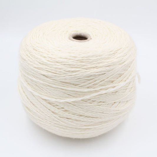 10% Cashmere 90% Merino nm. 3000 white yarn cones 720g