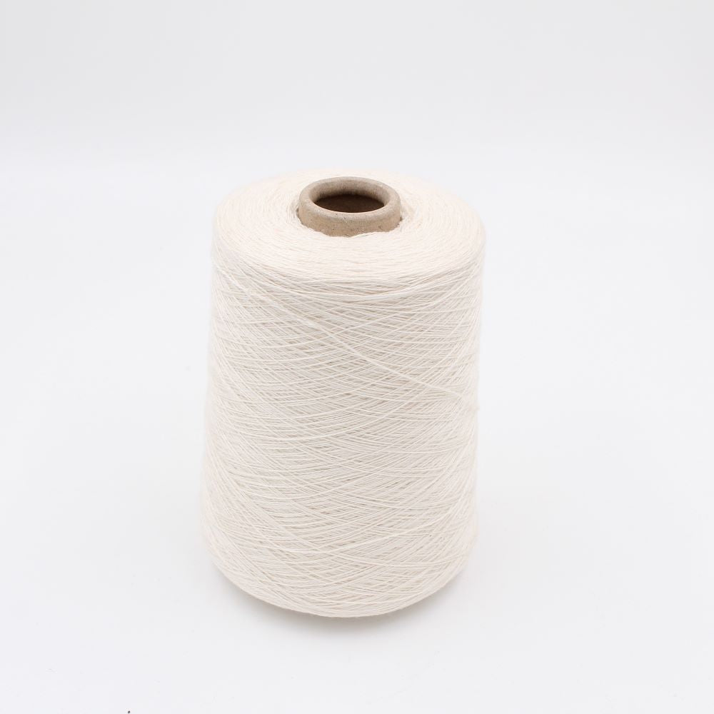 50% cashmere 50% seta nm 2/28 colore bianco rocche 470 gr