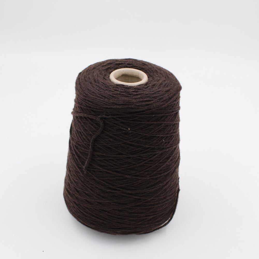 96% Cashmere 4% polyamide nm. 3500 brown yarn cones 470gr