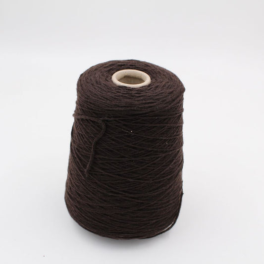 96% Cashmere 4% polyamide nm. 3500 brown yarn cones 470gr