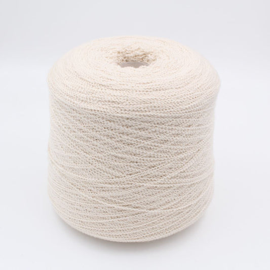 Yarn 30% Wool 40% Cashmere 30% Cotton nm 4600 white cones 660gr