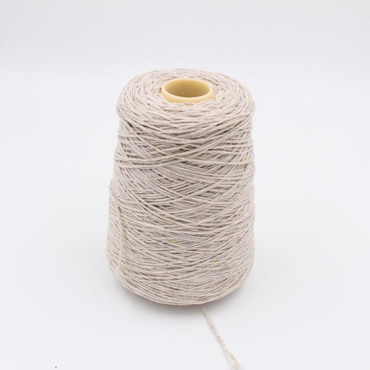 Filato cashmere 100% nm 3200 colore beige melange rocche 410 gr