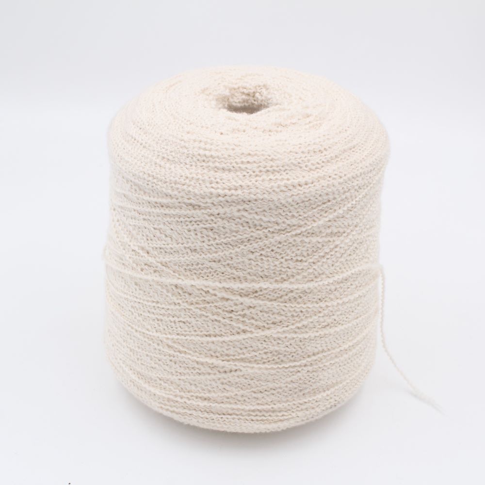 Yarn 30% Wool 40% Cashmere 30% Cotton nm 4600 white cones 520gr