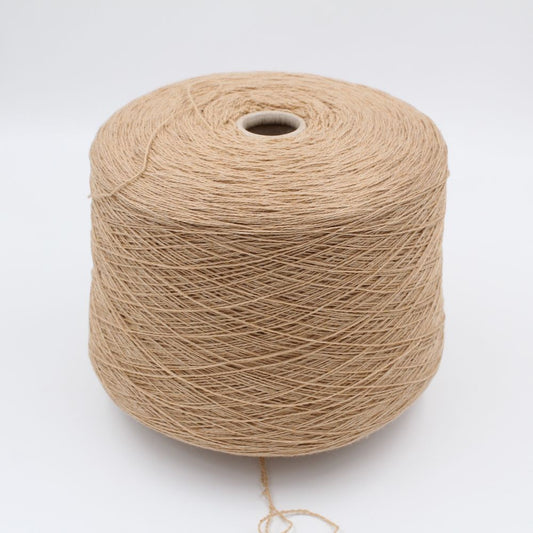 Extrafine merino yarn 70% cashmere 30% nm. 2/15 camel color cones 500 gr
