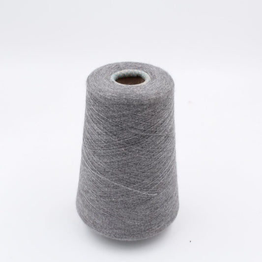 JAIPUR Yarn cashmere 70% silk 30% nm 2/56 combed color medium grey cones 440 gr
