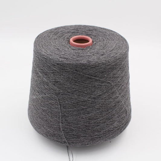 2/28 70% extrafine merino 30% cashmere color dark grey cones 540 gr