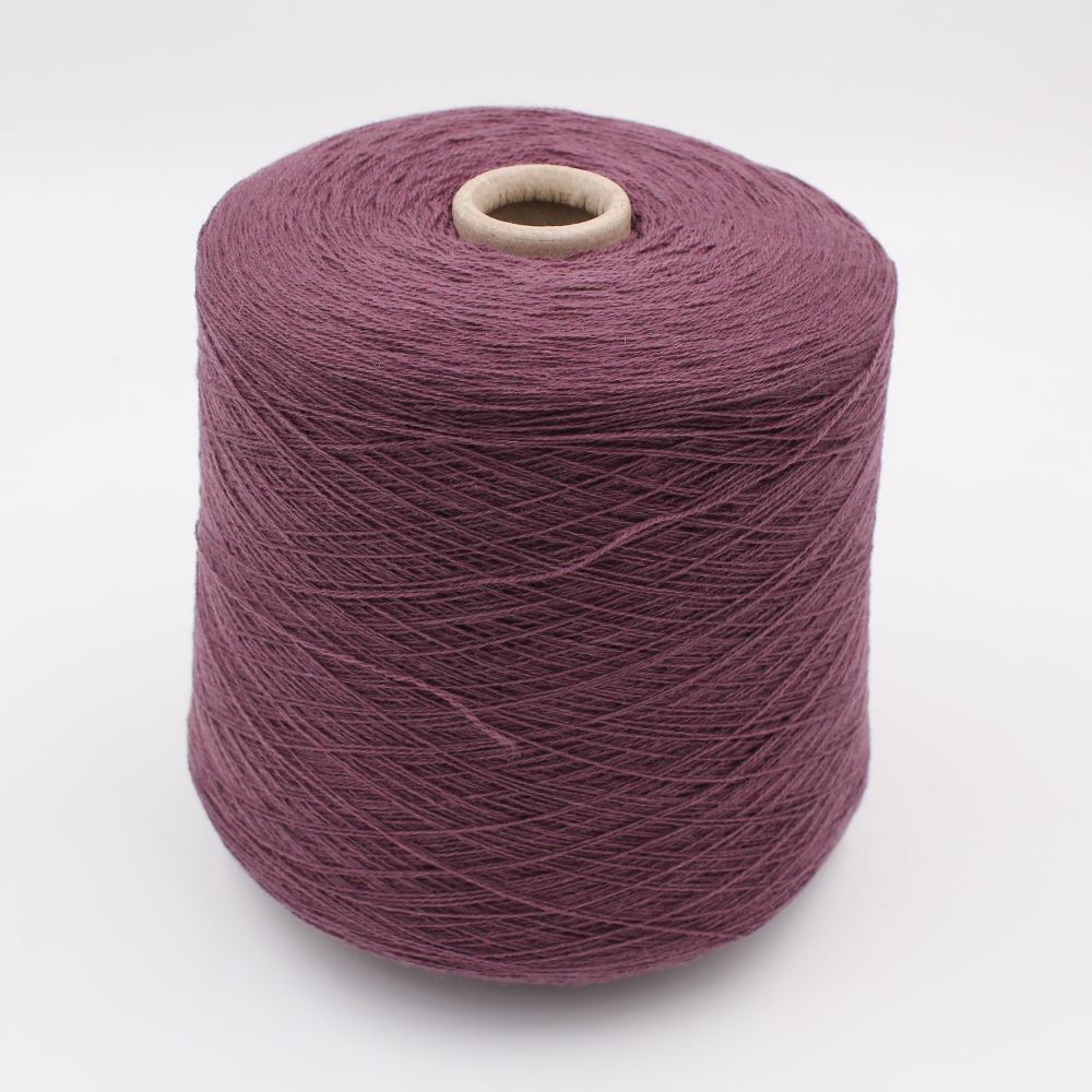 Filato 100% Cashmere nm. 1/28 colore bordeaux rocche 750gr