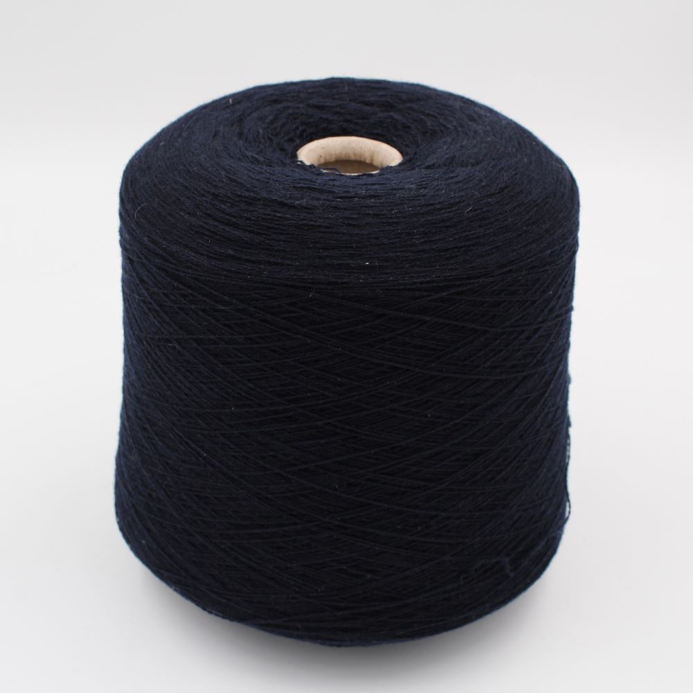 Filato 100% Cashmere nm. 1/28 colore blu rocche 400gr
