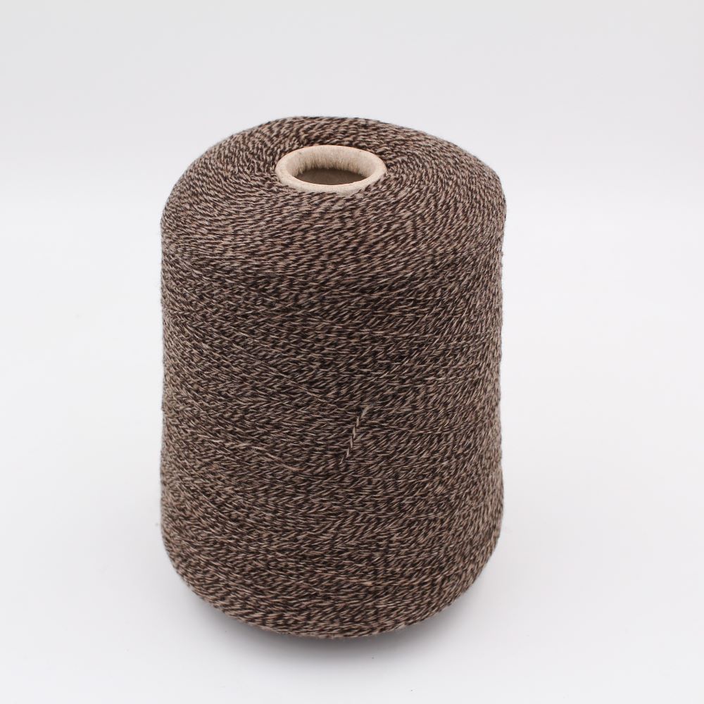 Filato 100% Cashmere nm. 1/28 colore beige muliné rocche 430gr