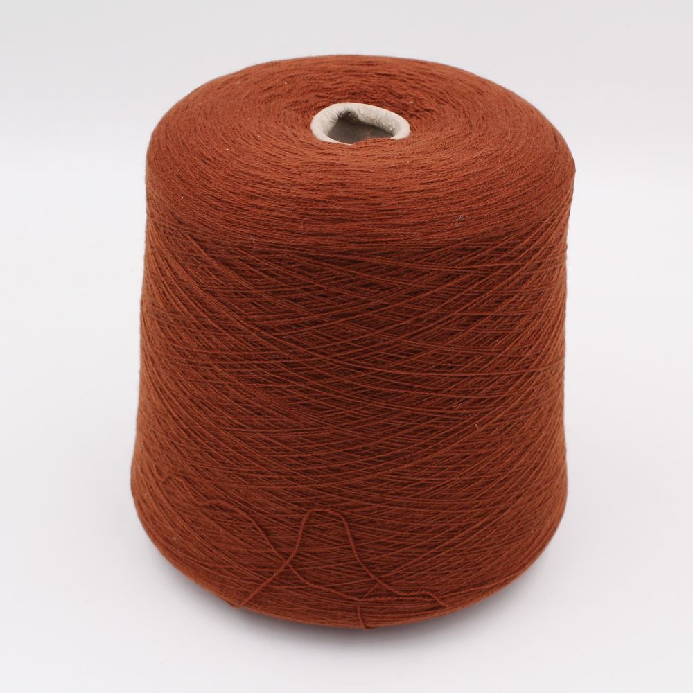 Filato 2/26 100% Baby cashmere colore tabacco rocche 450gr