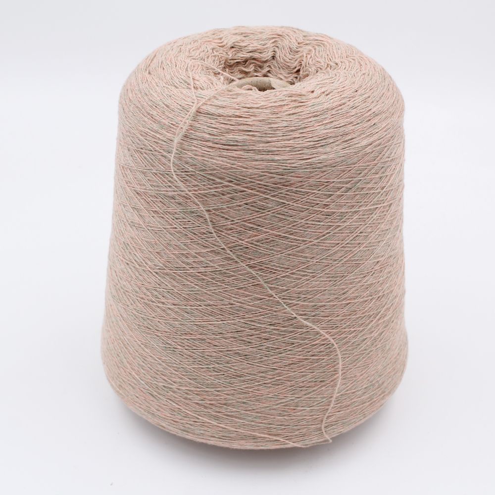 Yarn 2/26 100% Baby cashmere color pink cones 430gr
