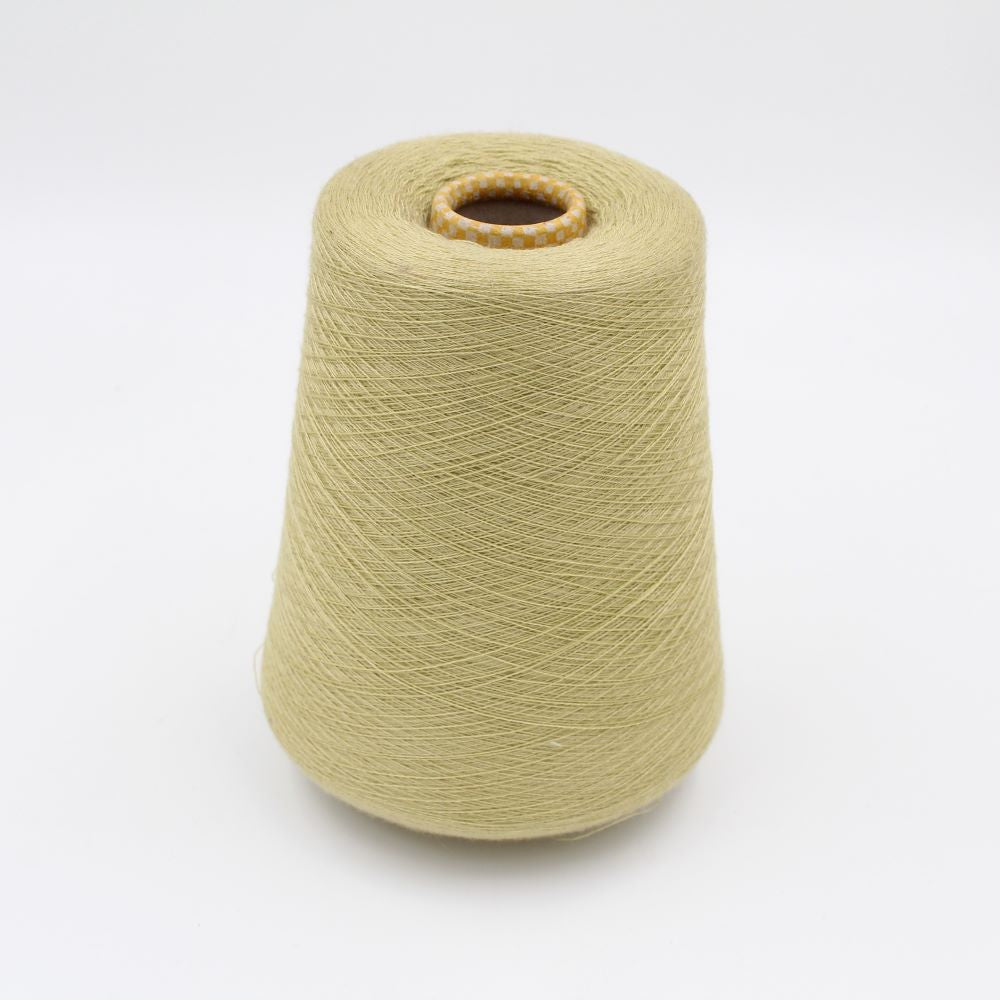 JAIPUR Yarn cashmere 70% silk 30% nm 2/56 combed color yellow cones 470 gr