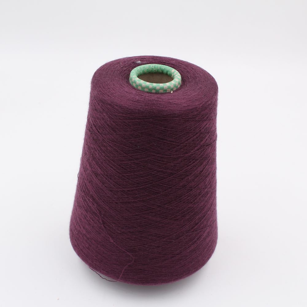 JAIPUR Filato cashmere 70% seta 30% nm 2/56 pettinato colore bordeaux rocche 500gr