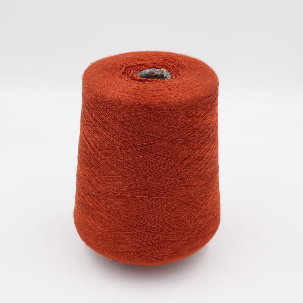 Yarn cashmere 70% silk 30% nm 2/58 color burnt cones 490 gr