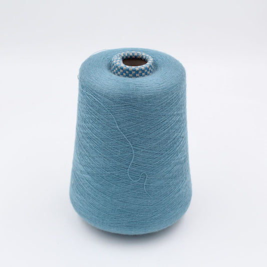 JAIPUR Yarn cashmere 70% silk 30% nm 2/120 combed color sky blue cones 460 gr