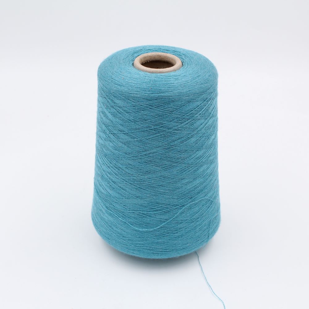 Yarn cashmere 70% silk 30% nm 2/58 color aquarium cones 510 gr