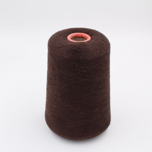 75% seta 25% cashmere nm 2/80 pettinato colore marrone rocche 500 gr