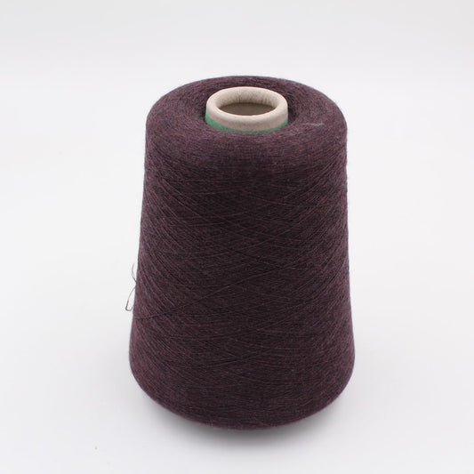 yarn 2/60 100% Cashmere color bordeaux cones 500 gr