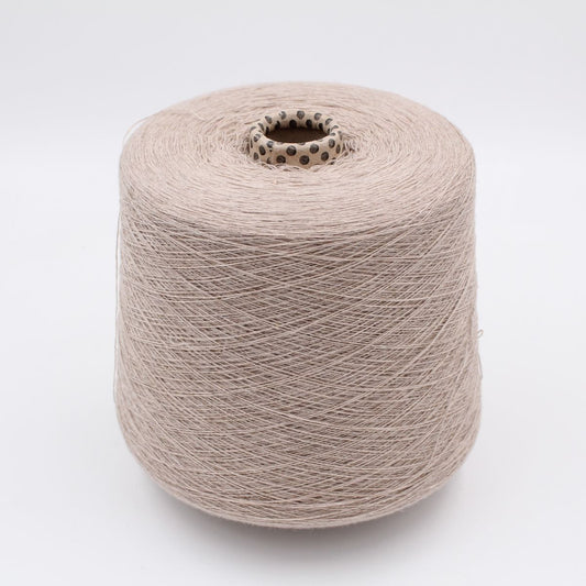 Filato 100% cashmere Nm 14500 colore beige rocche 450 gr
