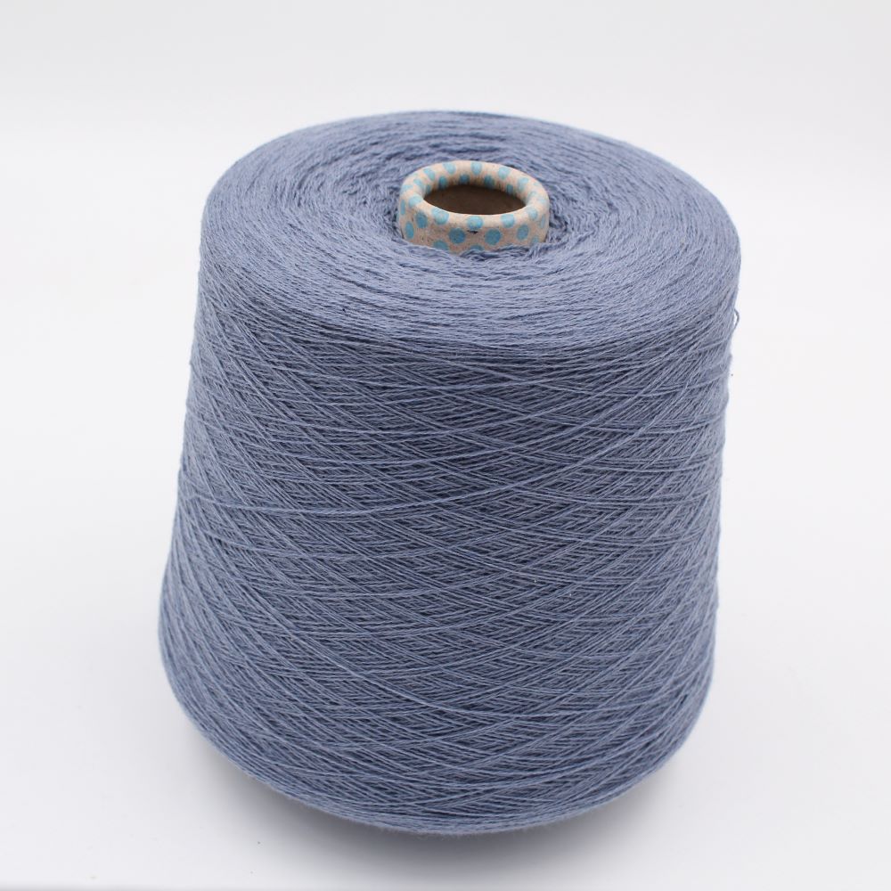 Yarn 2/28 100% Cashmere color jeans cones 700gr