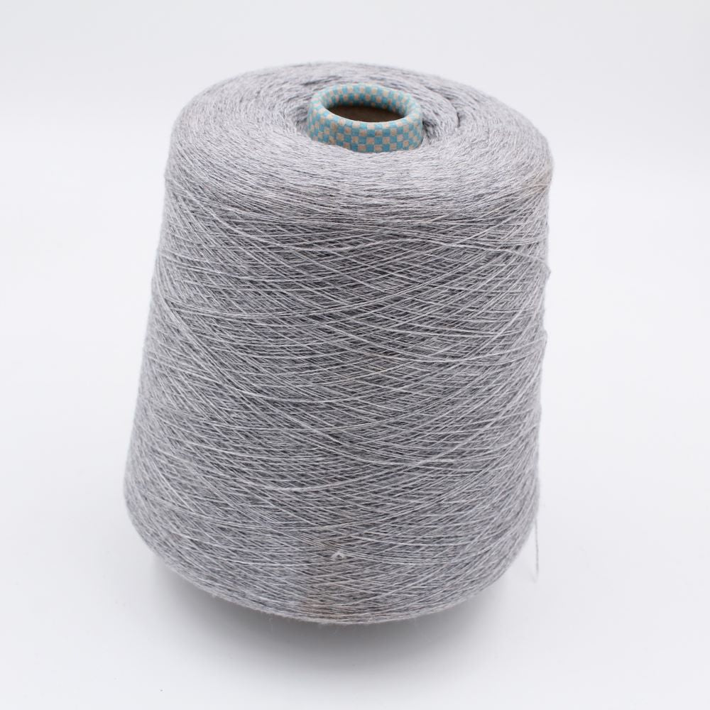 Yarn 2/28 100% Cashmere color light grey cones 720gr